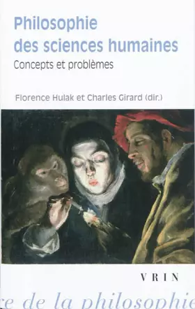 Couverture du produit · Philosophie des sciences humaines. Concepts et problèmes