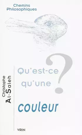 Couverture du produit · Qu'est-ce qu'une couleur?