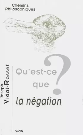 Couverture du produit · Qu'est-ce que la négation?