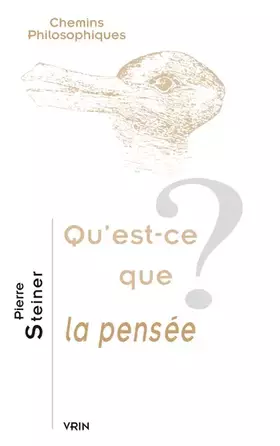 Couverture du produit · Qu'est-ce la pensée?