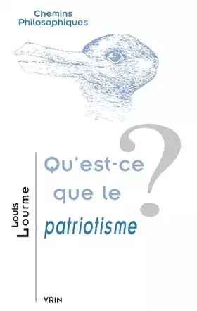 Couverture du produit · Qu'est-ce que le patriotisme?