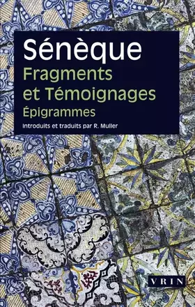 Couverture du produit · Fragments et Témoignages: Épigrammes
