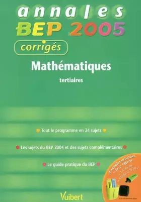 Couverture du produit · Mathématiques BEP tertiaires: Corrigés
