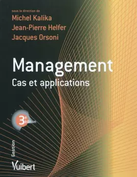Couverture du produit · Management : cas et applications