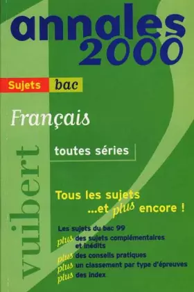 Couverture du produit · Français toutes séries. Corrigés