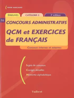 Couverture du produit · QCM et exercices de français