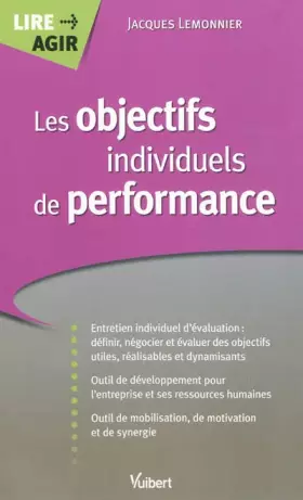 Couverture du produit · Objectifs individuels de performance
