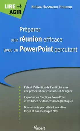 Couverture du produit · Préparer une réunion efficace avec un PowerPoint percutant
