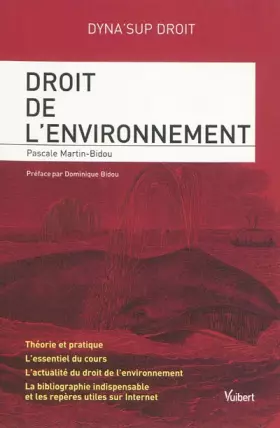 Couverture du produit · Droit de l'environnement
