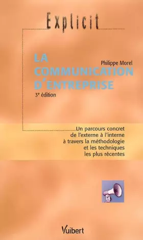 Couverture du produit · La communication d'entreprise