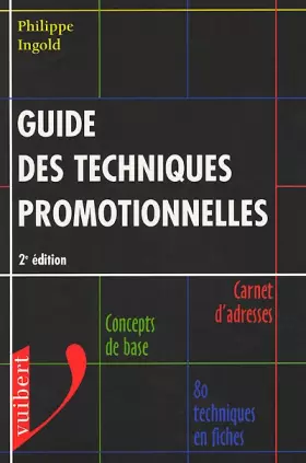 Couverture du produit · Guide des techniques promotionnelles