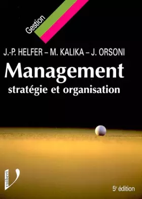 Couverture du produit · Management : Stratégie et Organisation