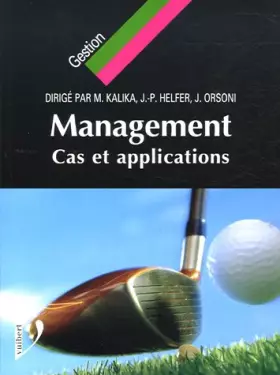 Couverture du produit · Management : Cas et applications