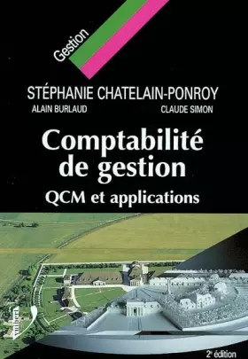 Couverture du produit · Comptabilité de gestion : QCM et Applications