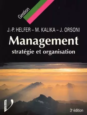Couverture du produit · Management : Stratégie et organisation