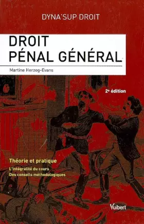 Couverture du produit · Droit pénal général