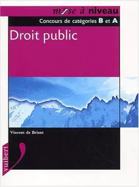 Couverture du produit · Droit public