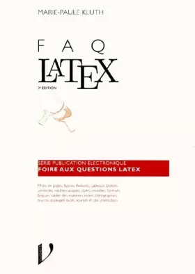 Couverture du produit · FAQ LaTeX française