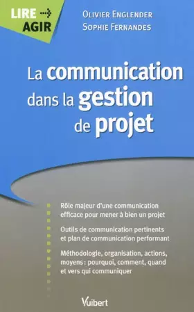 Couverture du produit · La communication dans la gestion de projet