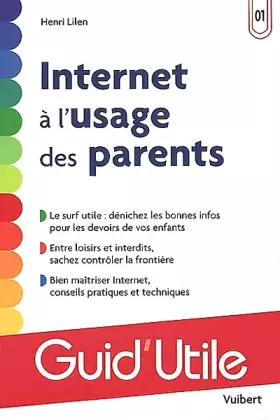 Couverture du produit · Internet à l'usage des parents