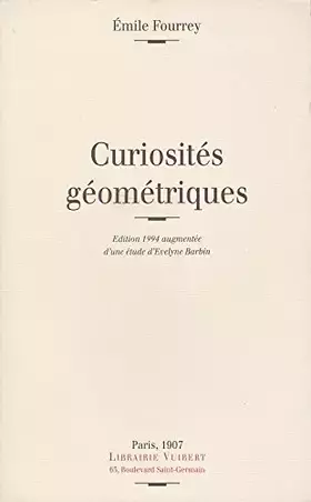 Couverture du produit · Curiosités géométriques