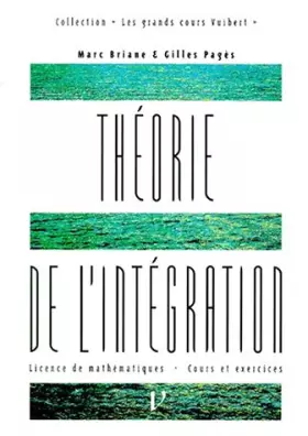 Couverture du produit · La théorie de l'intégration