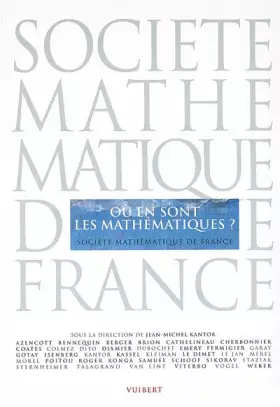 Couverture du produit · Où en sont les mathématiques ?
