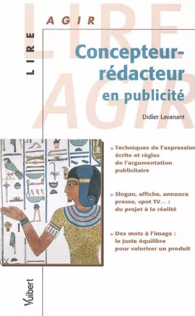 Couverture du produit · Concepteur-rédacteur en publicité