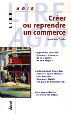 Couverture du produit · Créer ou reprendre un commerce
