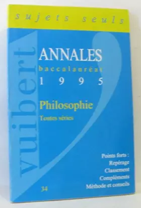 Couverture du produit · annales bac
