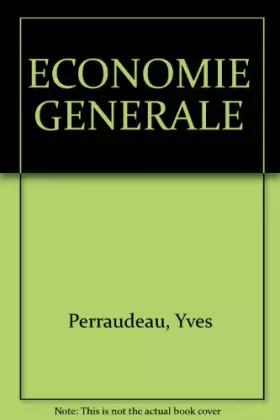 Couverture du produit · ECONOMIE GENERALE