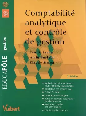 Couverture du produit · Comptabilité analytique et contrôle de gestion