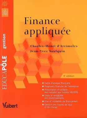 Couverture du produit · Finance appliquée