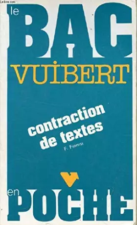 Couverture du produit · Contraction de textes