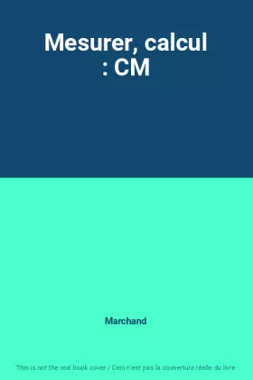 Couverture du produit · Mesurer, calcul : CM