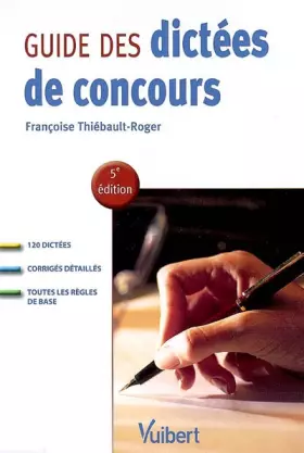 Couverture du produit · Guide des dictées de concours