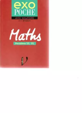 Couverture du produit · Mathématiques, 1ères STI, STL
