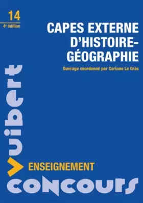 Couverture du produit · Capes externe d'histoire géographie