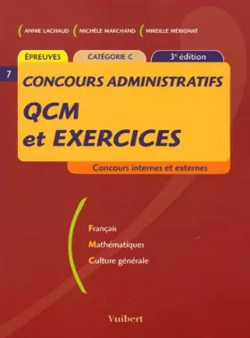 Couverture du produit · QCM et exercices : Concours interne et externe