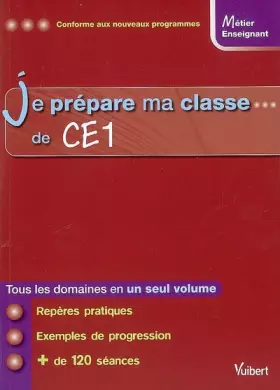 Couverture du produit · Je prépare ma classe de CE1