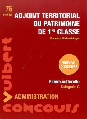 Couverture du produit · Adjoint territorial du patrimoine de 1e classe