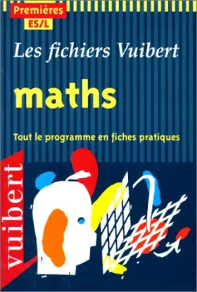Couverture du produit · Mathématiques, 1ère ES, L