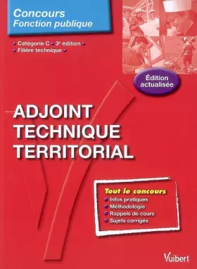 Couverture du produit · Adjoint technique territorial : Catégorie C