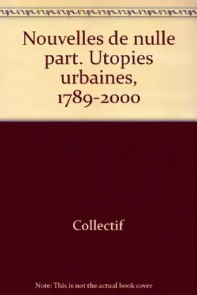 Couverture du produit · Utopies urbaines