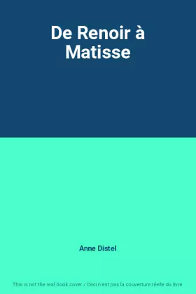 Couverture du produit · De Renoir à Matisse