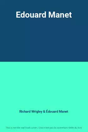 Couverture du produit · Edouard Manet