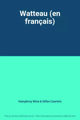 Couverture du produit · Watteau (en français)