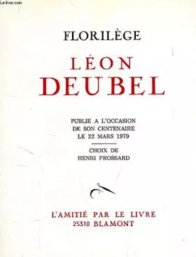 Couverture du produit · Florilège Léon Deubel
