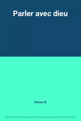 Couverture du produit · Parler avec dieu