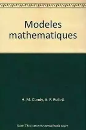Couverture du produit · Modèles mathématiques